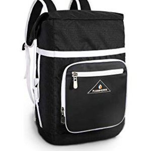 Ramhorn Backpack Daypack in Black and White